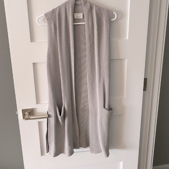 Aritzia Wilfred Dunkirk Long Open Cardigan - Picture 3 of 16